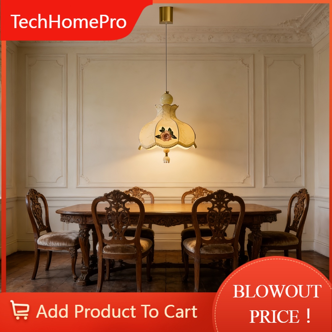 Decor Timeless Lighting - TechHPElegant Rose Chandelier Romantic French Retro