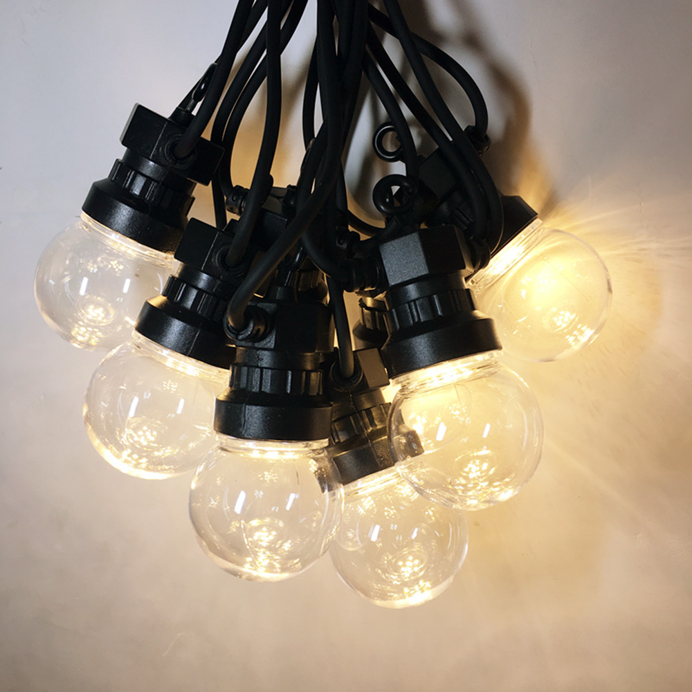 Outdoor Lighting Wedding Decor - Outdoor Globe LED Clear Ball String