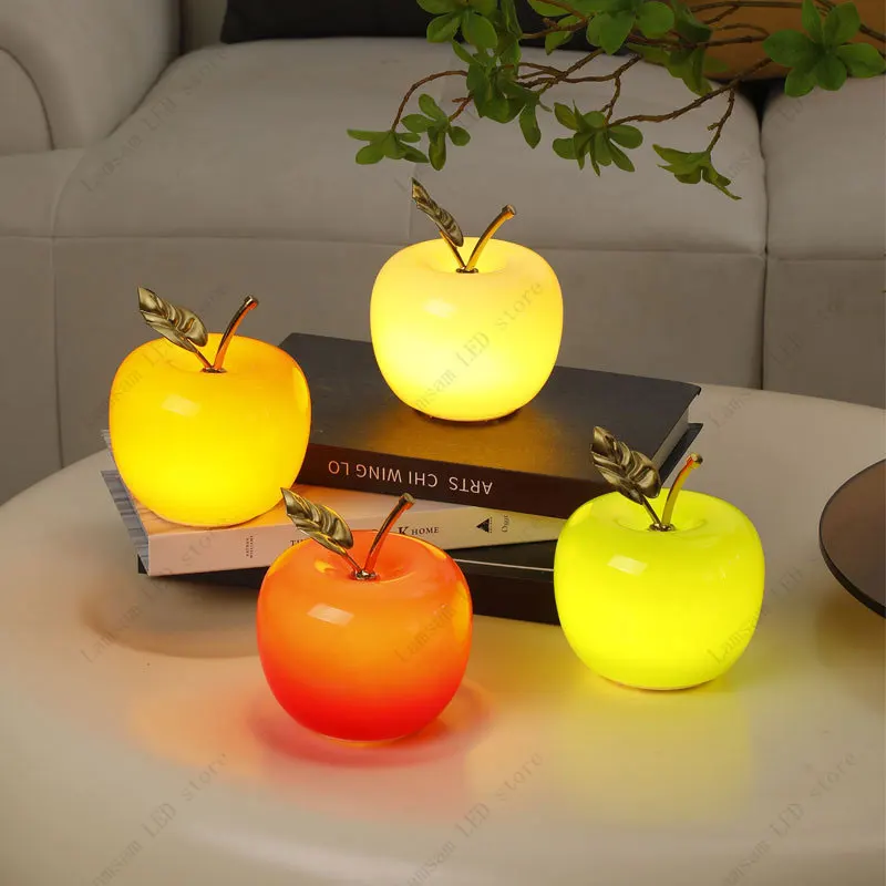 Decor Lighting Cy - AAA Battery Powered LED Apple Table