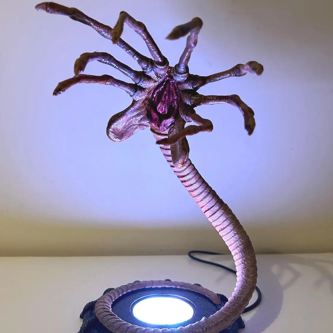 Lighting Decoration For Home - Alien Facehugger Lamp Nightlight, Flashing Halloween