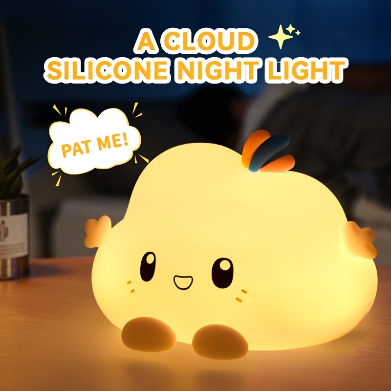 Lighting Decoration For Home - Cloud Night Light,Touch-Control Dimming, Charging &