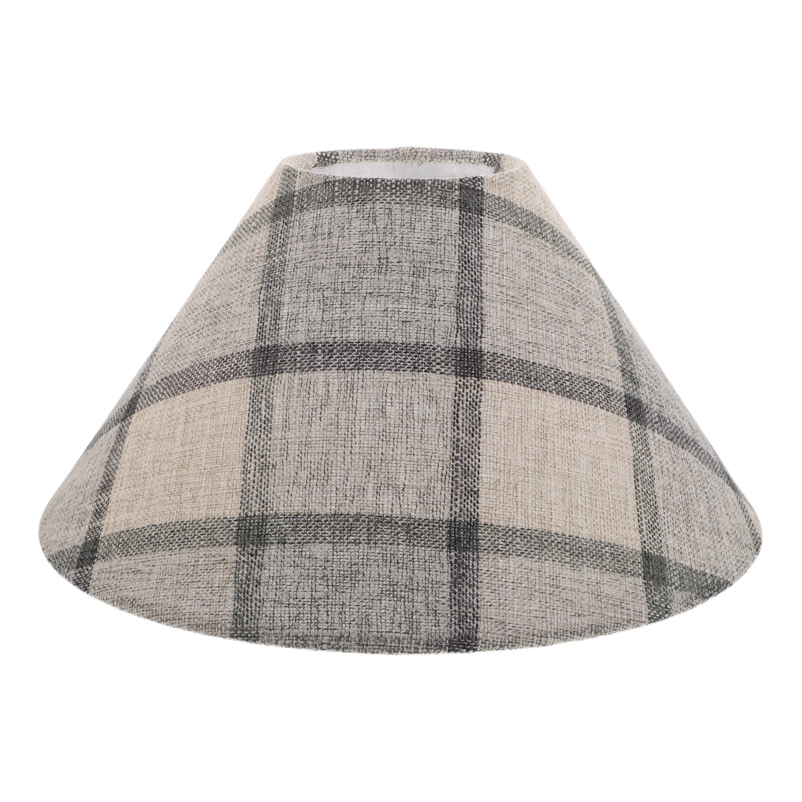 Timeless Plaid Fabric Drum Lam - Decor Timeless Lighting review and price