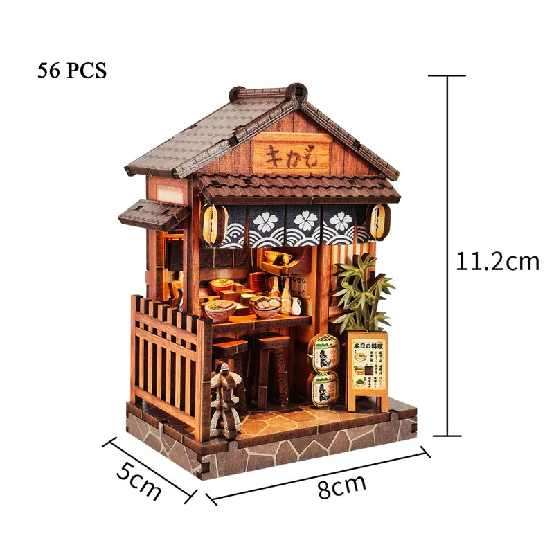 DIY Wooden Mini Casa Japanese  - Japanese Lighting Decor review and price