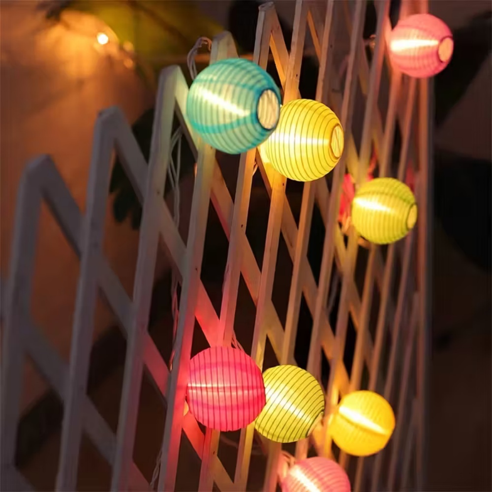 10LED/20LED Paper Lantern Stri - Lantern Paper Solar review and price