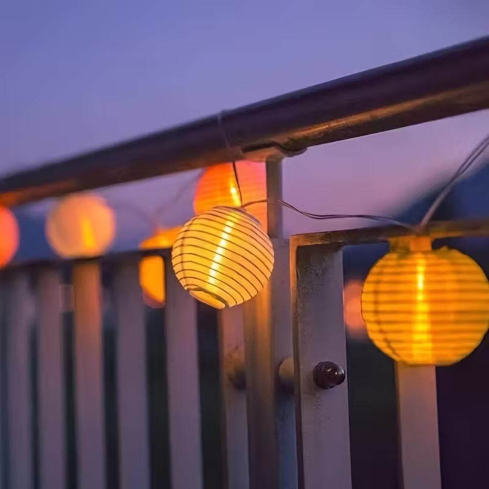 10LED/20LED Paper Lantern Stri - Lantern Paper Solar review and price