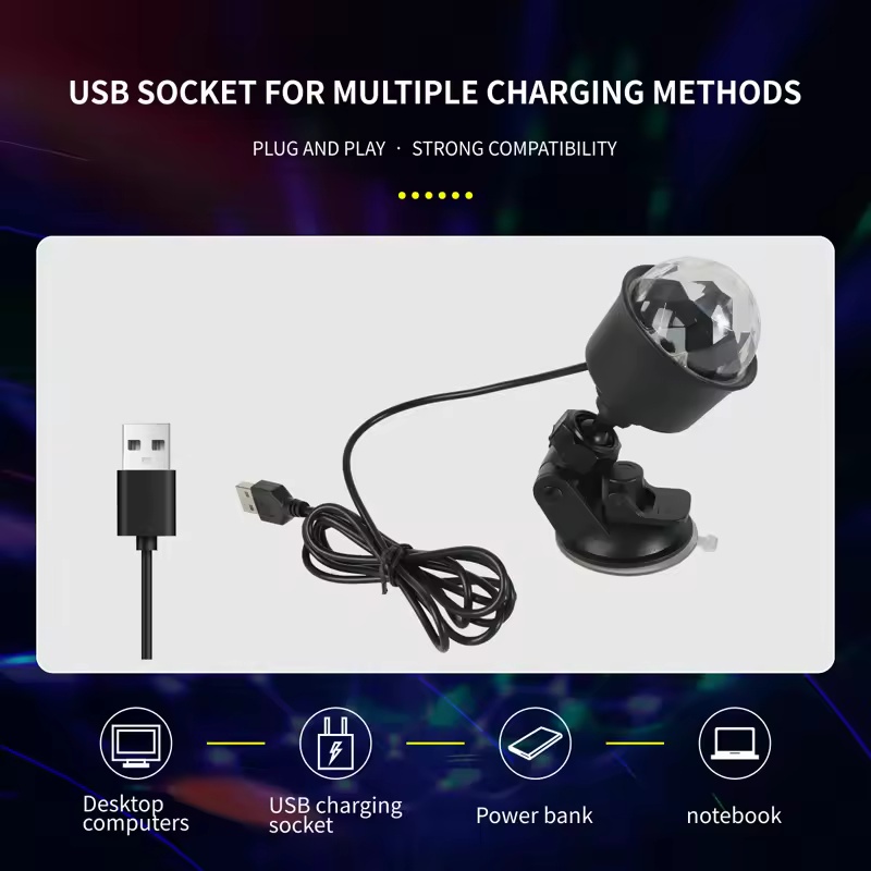 RGB Sound Activated LED Disco  - Lighting Effect Home Decor review and price