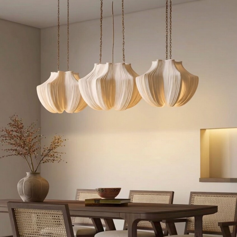 Japanese Wabi Sabi Pleated Fab - Japanese Lighting Decor review and price
