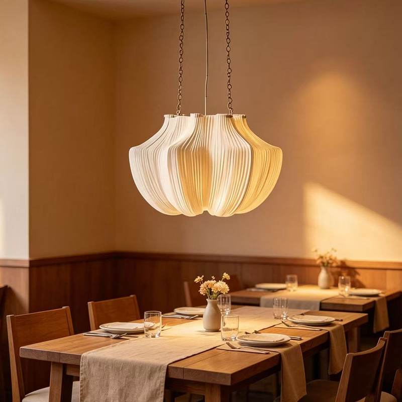 Japanese Wabi Sabi Pleated Fab - Japanese Lighting Decor review and price