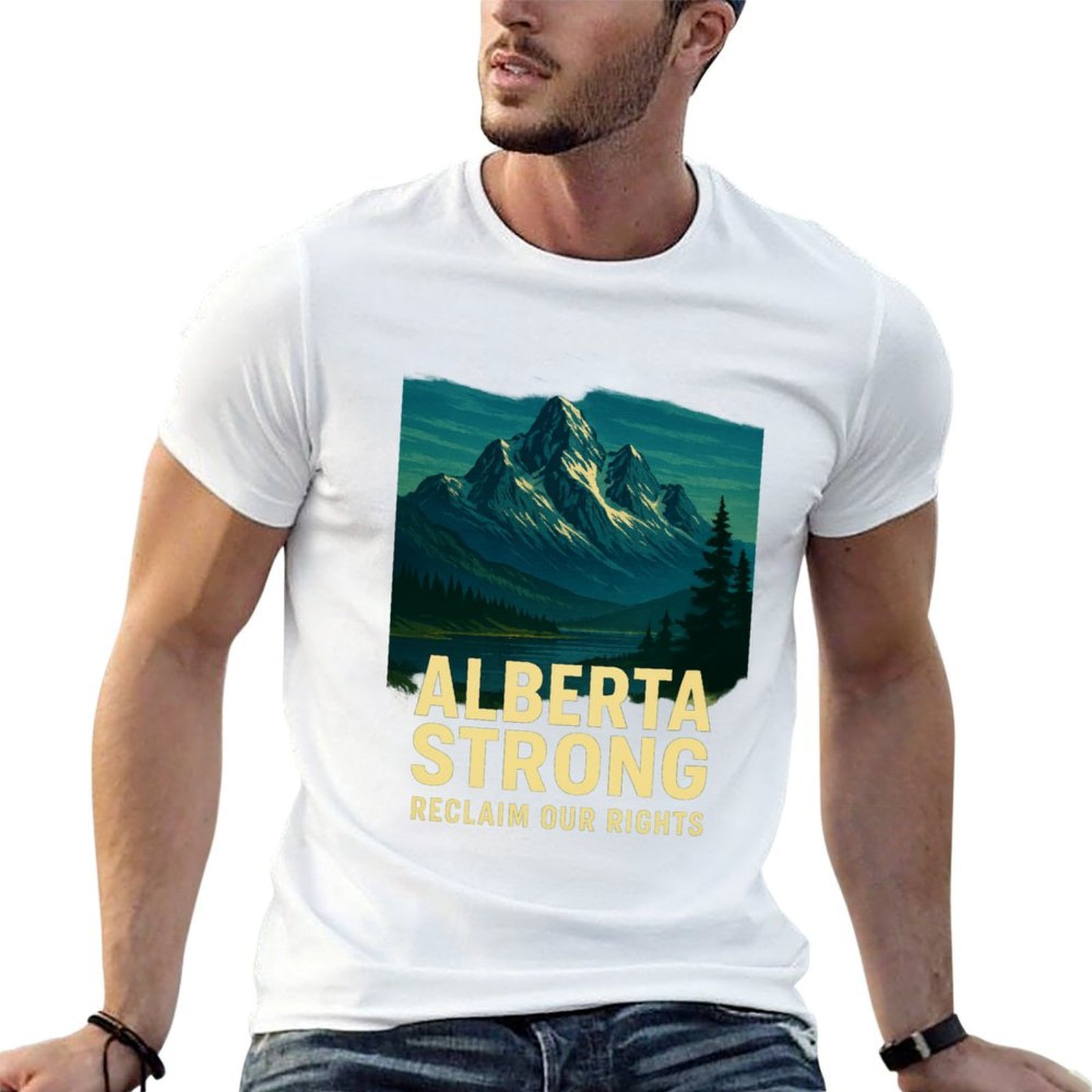 Alberta Strong T-Shirt Casual  - Alberta Lighting & Decor Photos review and price