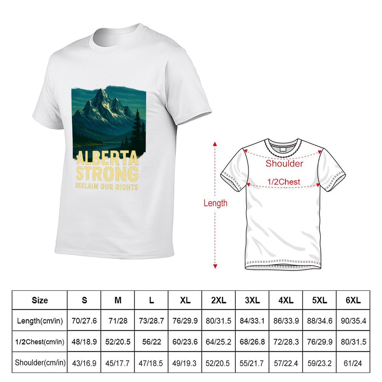 Alberta Strong T-Shirt Casual  - Alberta Lighting & Decor Photos review and price