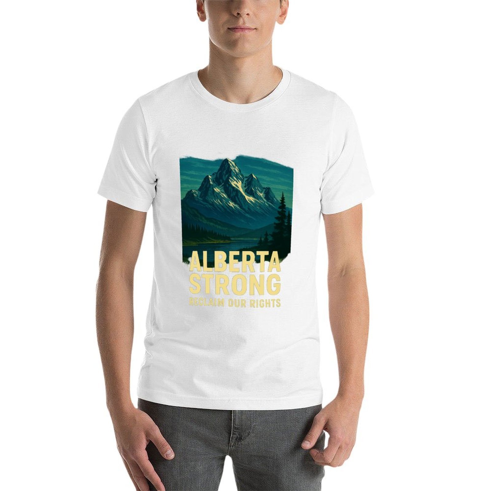 Alberta Strong T-Shirt Casual  - Alberta Lighting & Decor Photos review and price