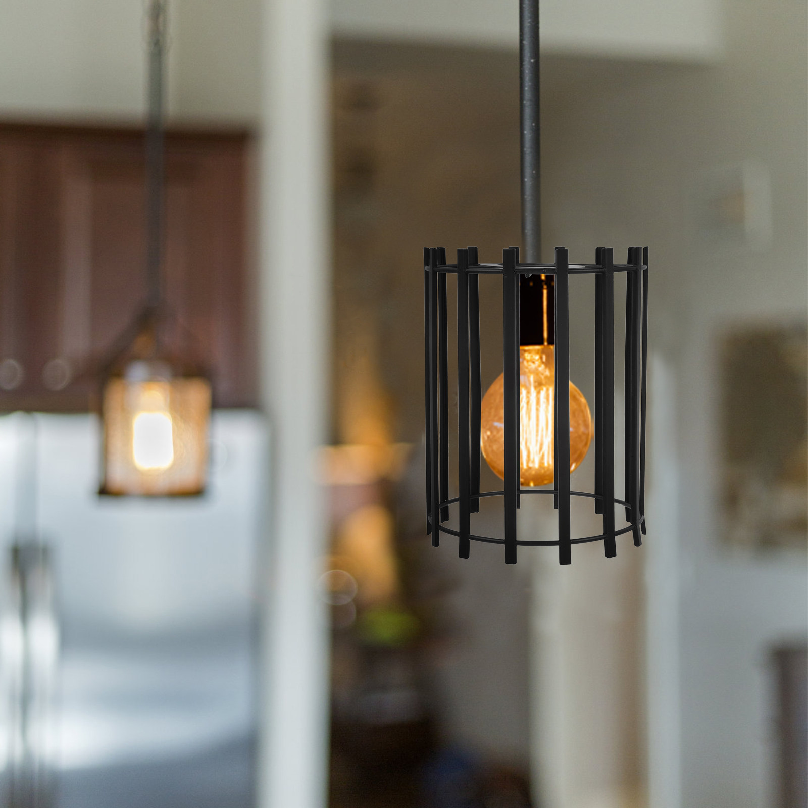 Geometric Iron Pendant Light S - Geometric Lamp Shade review and price