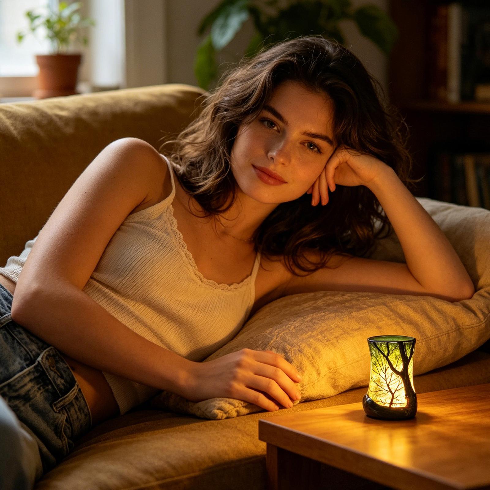 Bedside Table Lamp Forest Nigh - Lightings Decoration review and price