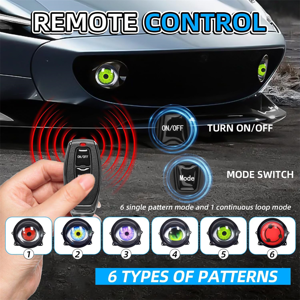  6-Mode Led Dynamic Devil Eye - Lightings Decoration review and price