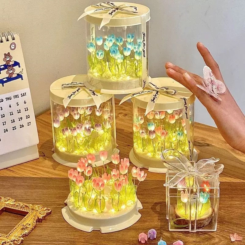 DIY Tulip Lamp Simulation Flow - Lighting Table Decor review and price