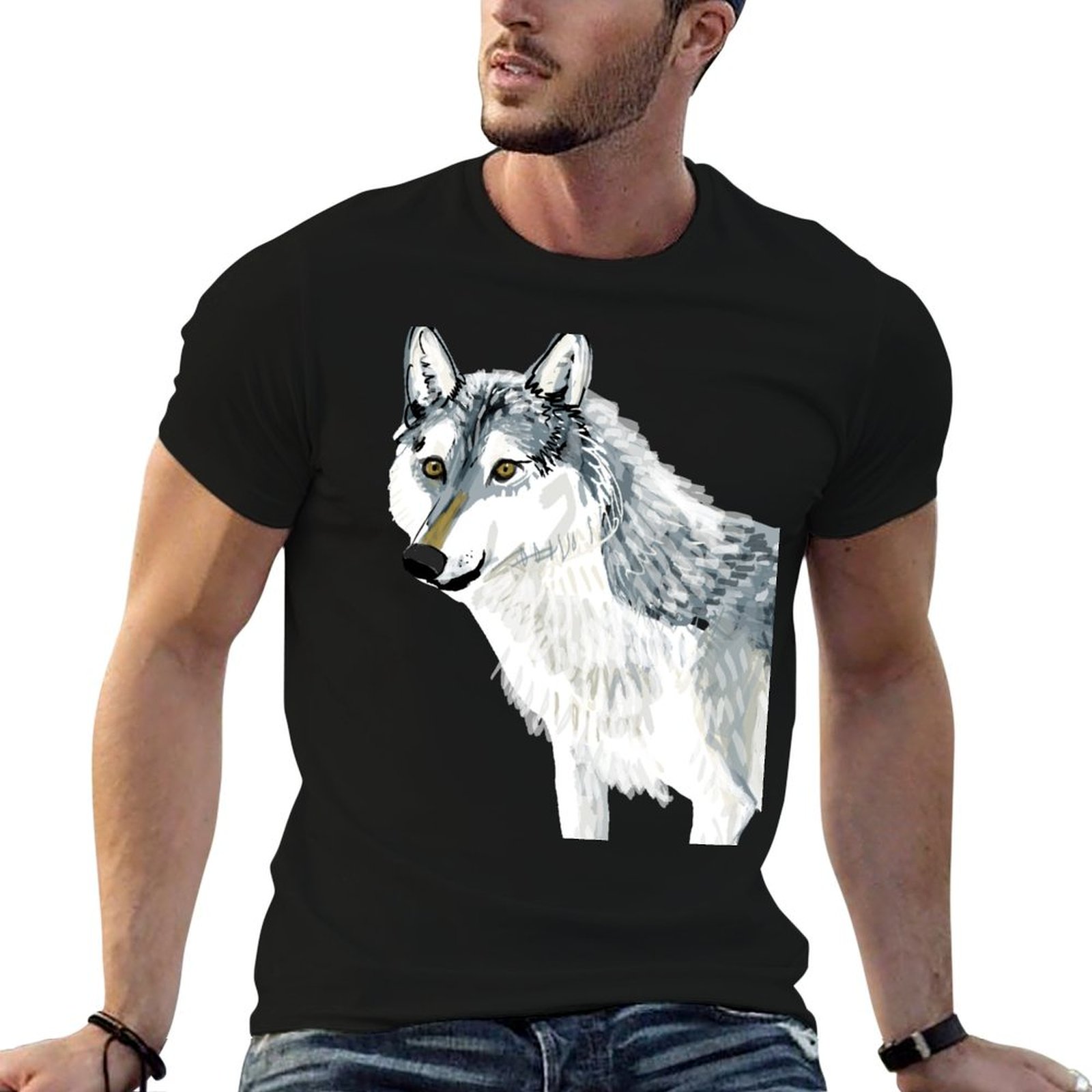 Totem Alberta Wolf T-Shirt Cas - Alberta Lighting & Decor Photos review and price