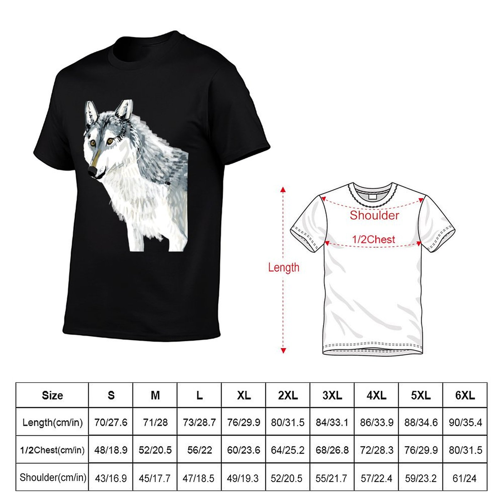 Totem Alberta Wolf T-Shirt Cas - Alberta Lighting & Decor Photos review and price