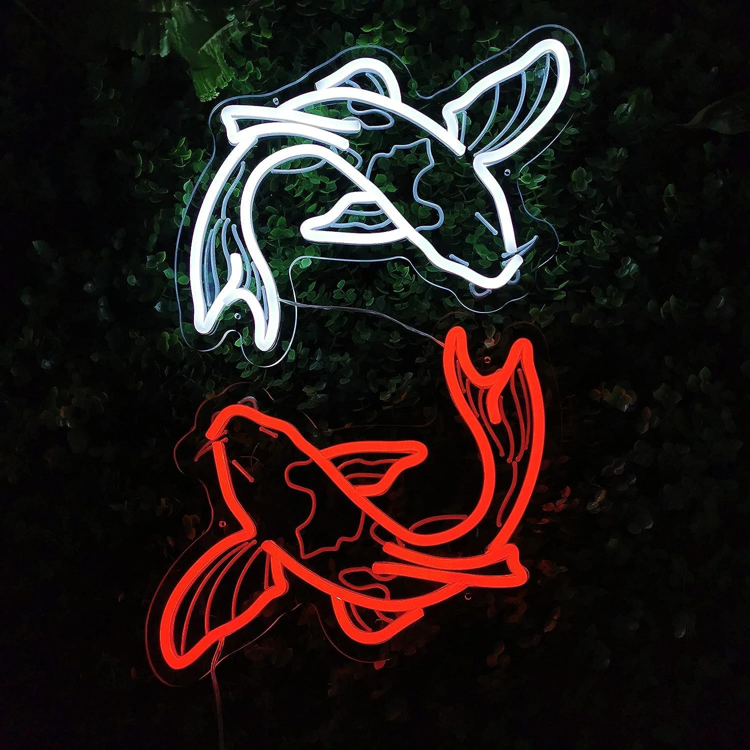 Koi Fish Neon Sign USB LED Neo - Japanese Lighting Decor review and price