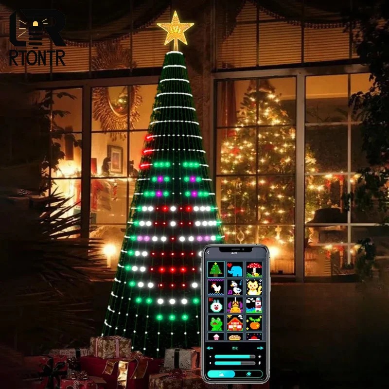 Christmas Star Tree Lights RGB - Lighting Decoration For Home review and price