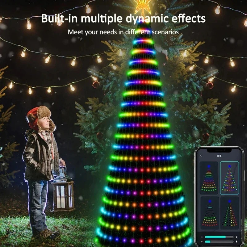 Christmas Star Tree Lights RGB - Lighting Decoration For Home review and price