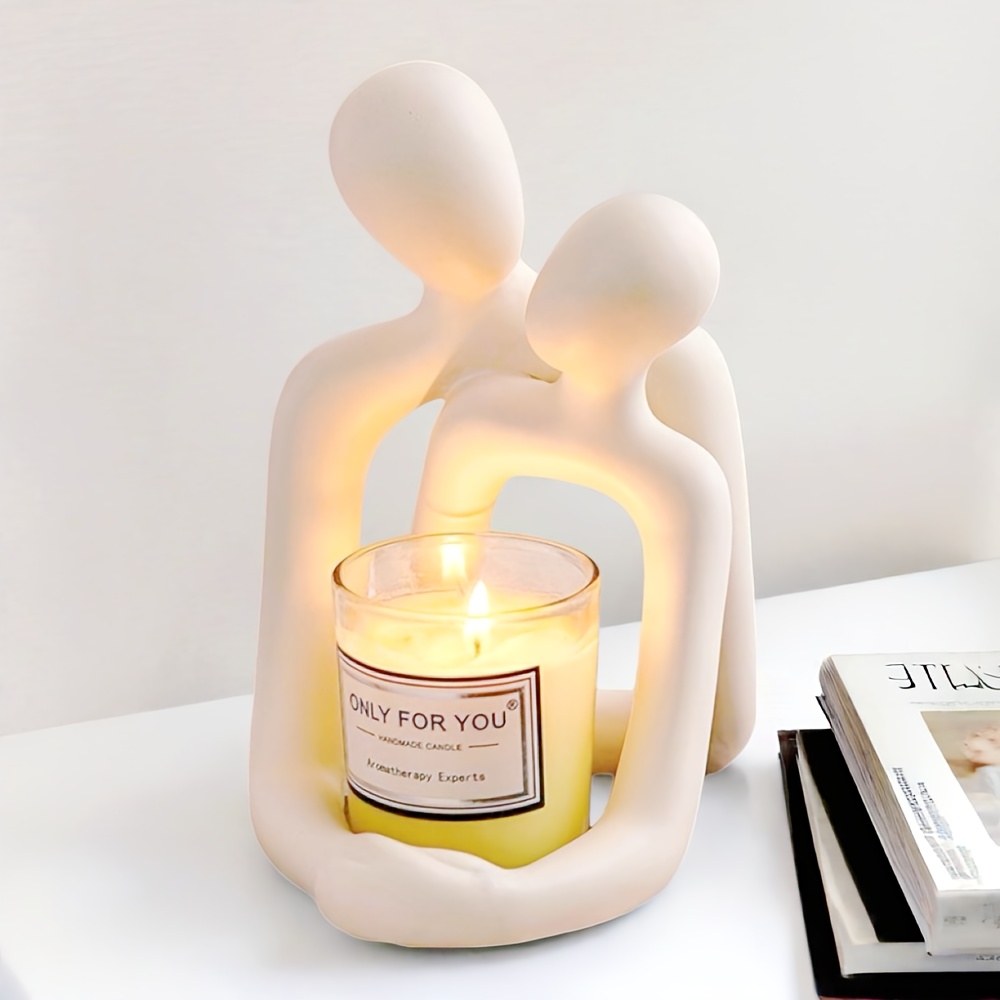 Abstract Couple Embracing Scul - Lighting Effect Home Decor review and price