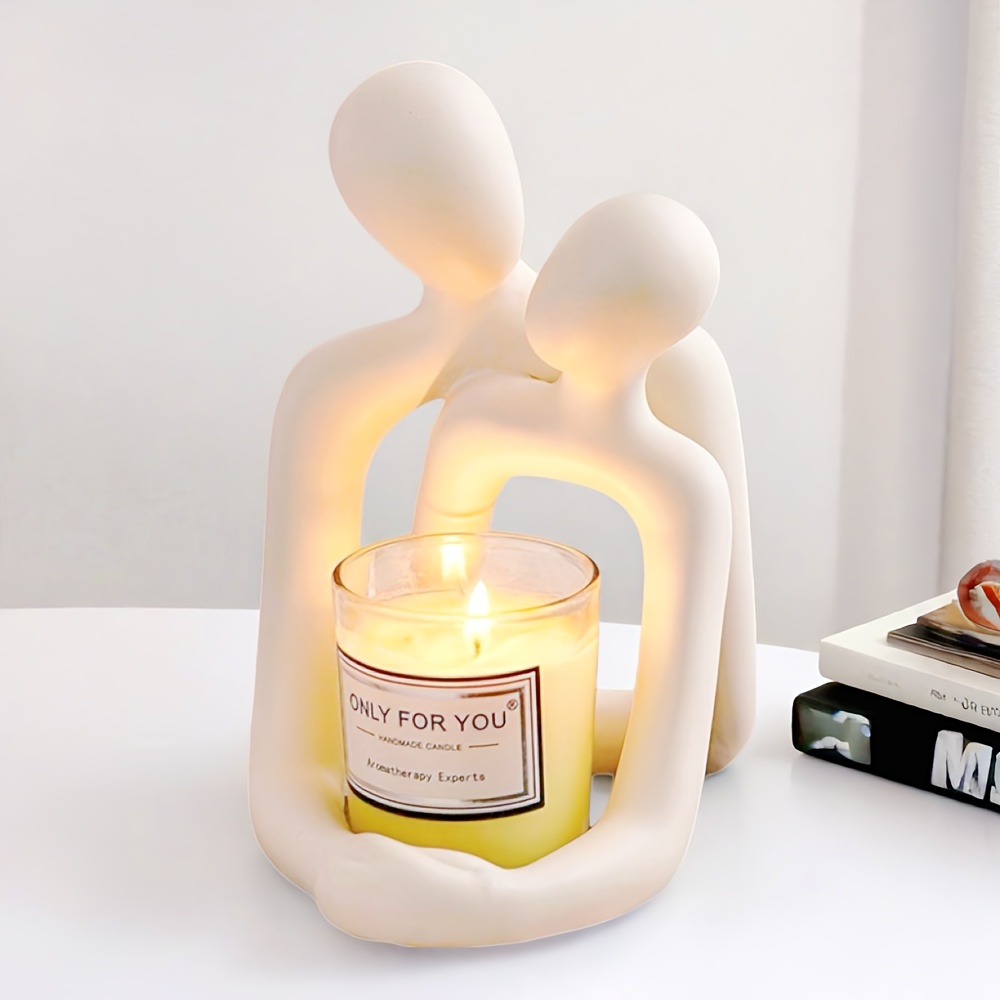 Abstract Couple Embracing Scul - Lighting Effect Home Decor review and price