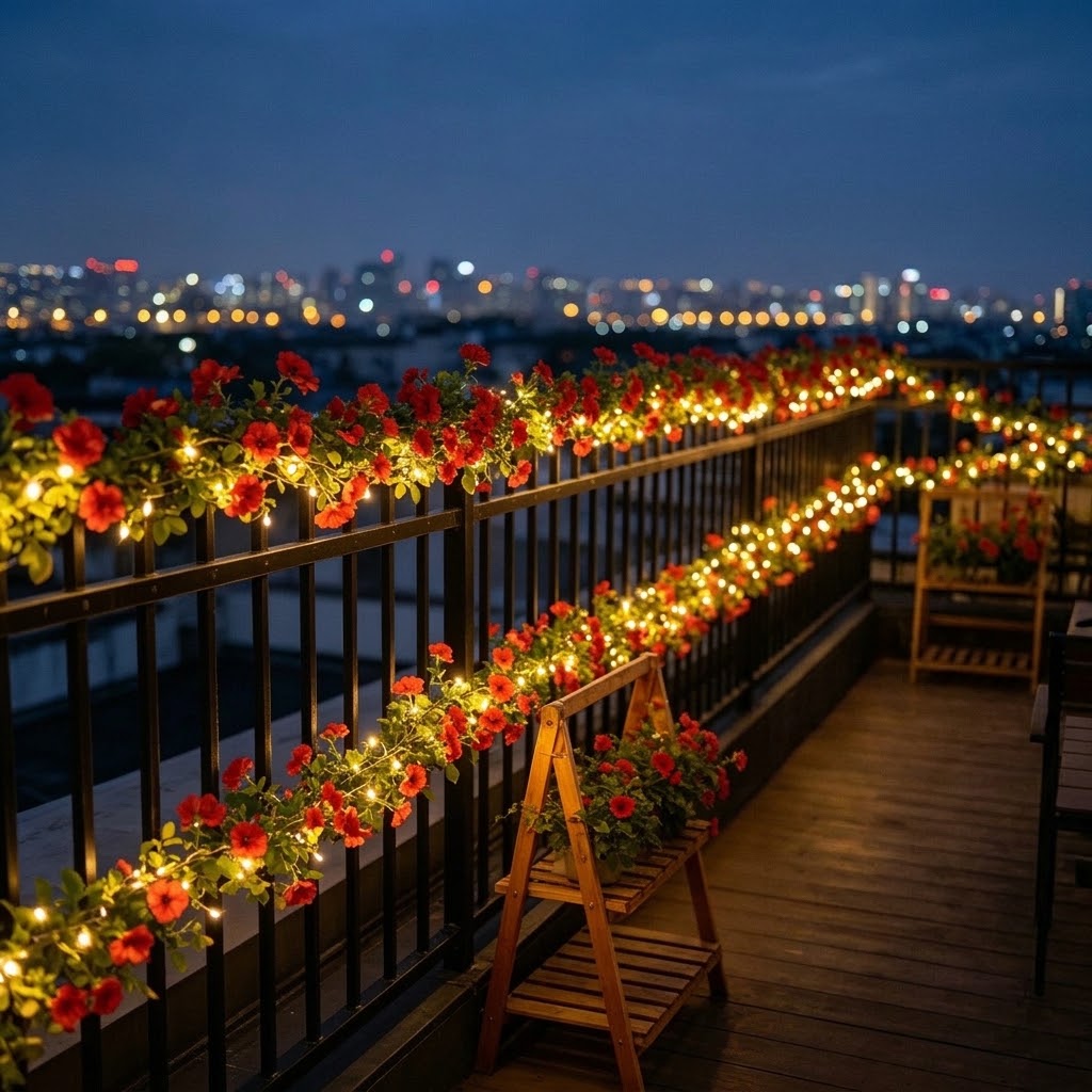 Solar Rose Vine String Lights  - Outdoor Lighting Wedding Decor review and price