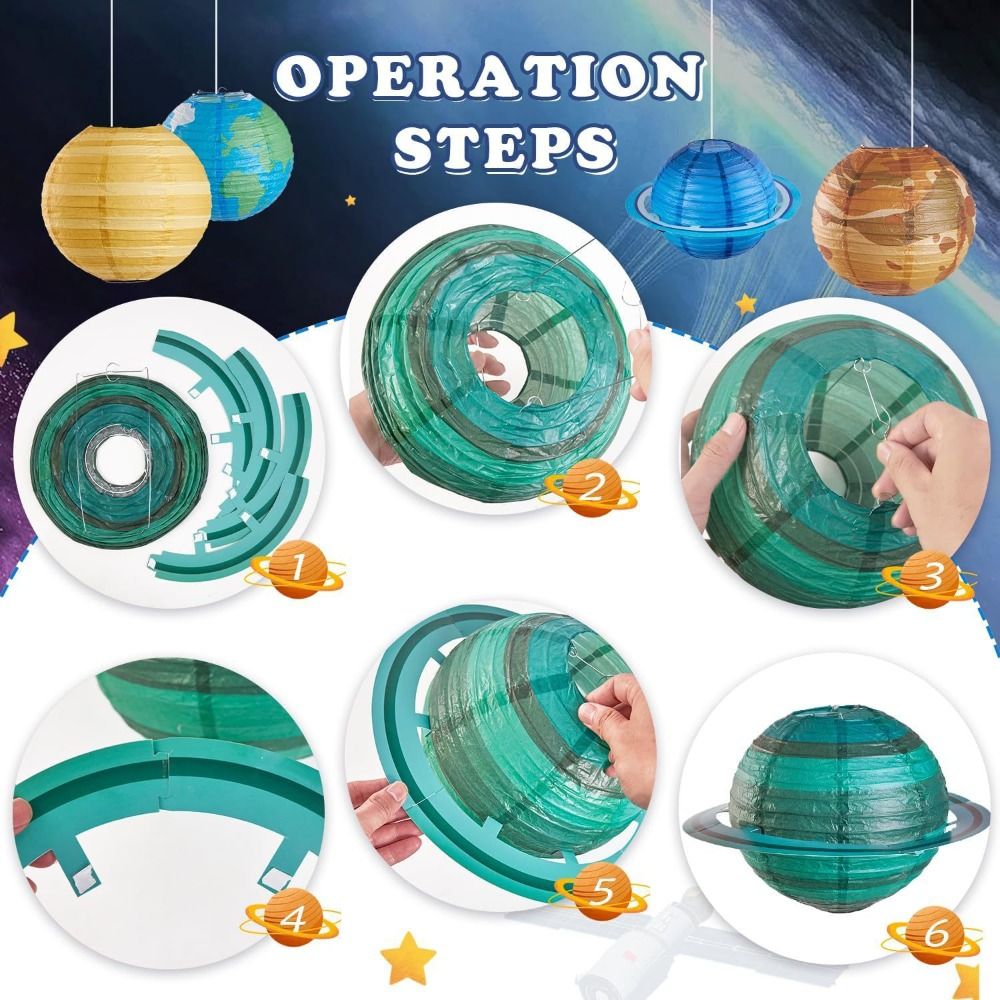 Foldable Hanging Planet Paper  - Lantern Paper Solar review and price