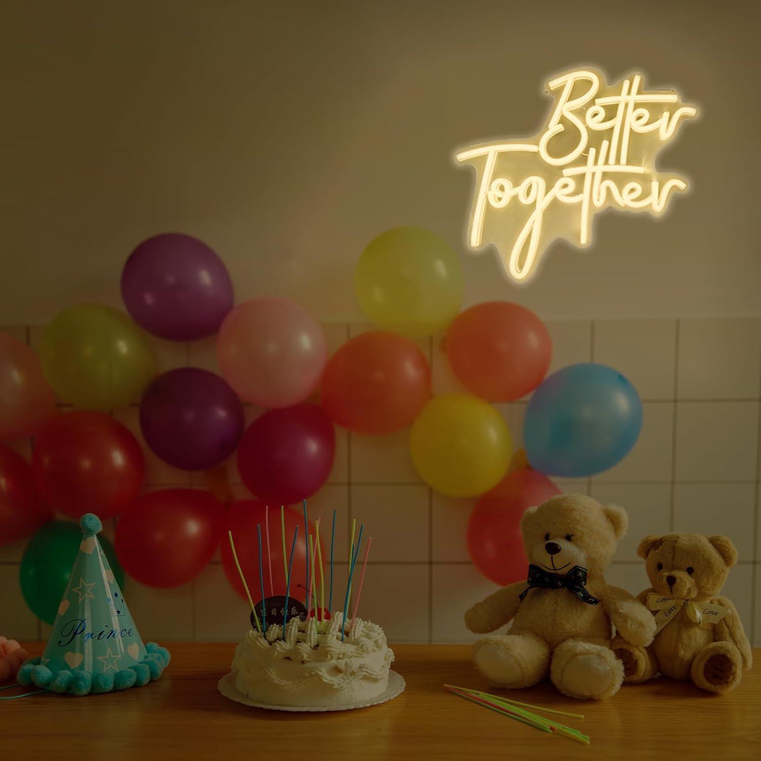 Better Together Neon Sign USB  - Lighting Decoration In Bedroom review and price