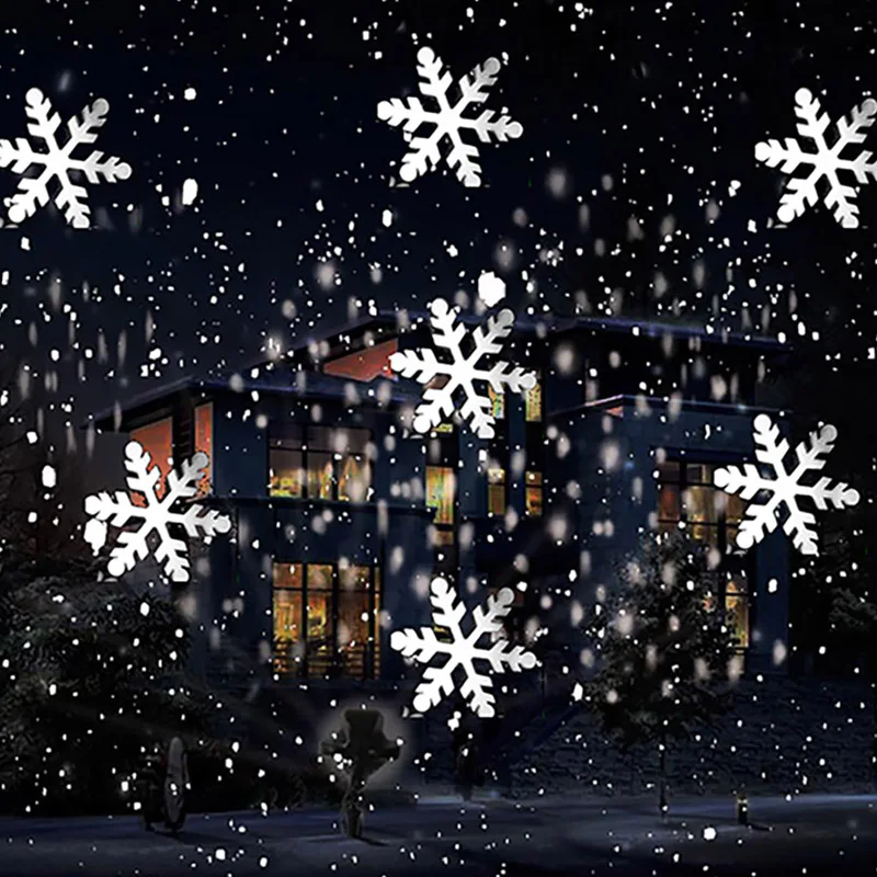 Christmas Snowflake Laser Ligh - Lighting Effect Home Decor review and price