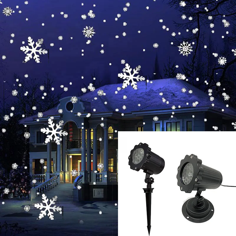 Christmas Snowflake Laser Ligh - Lighting Effect Home Decor review and price