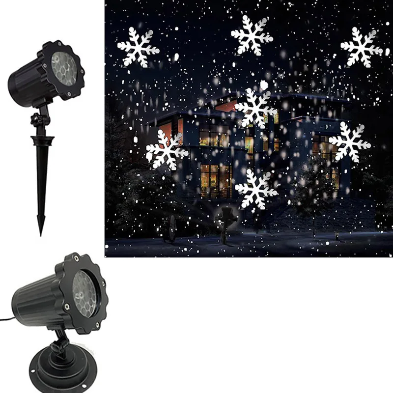 Christmas Snowflake Laser Ligh - Lighting Effect Home Decor review and price