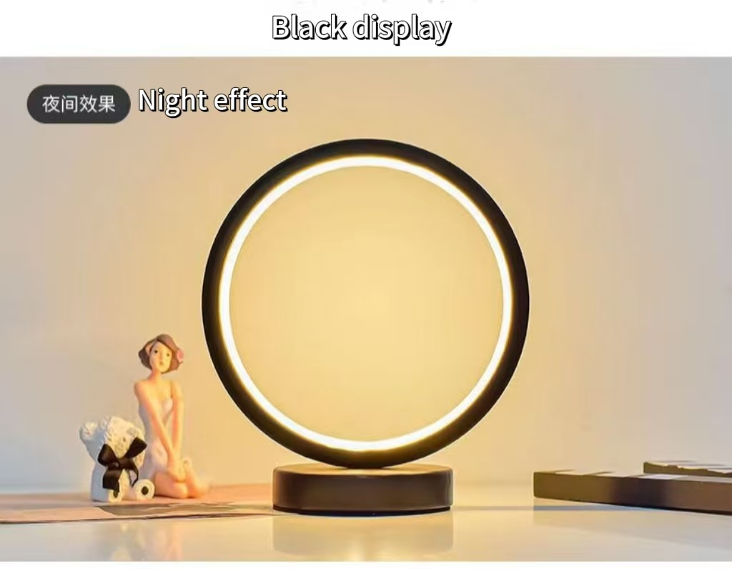 20CM LED Simple Circular Ring  - Lighting Table Decor review and price
