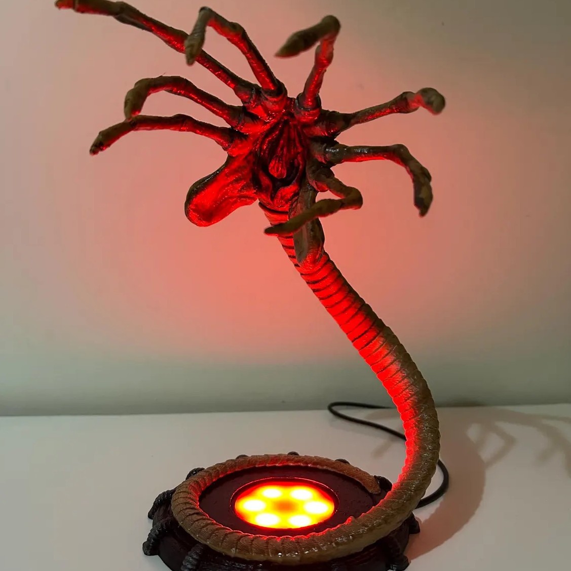 Alien Facehugger Lamp Nightlig - Lighting Decoration For Home review and price