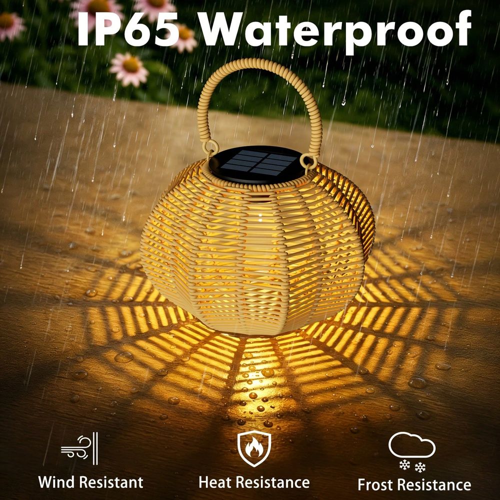 Rattan Solar Ambient Light For - Outdoor Lighting Wedding Decor review and price