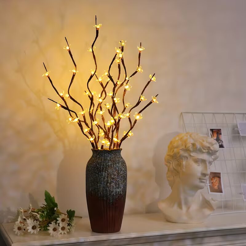 1/2PC 20LED Cherry Blossom Tre - Lighting Table Decor review and price