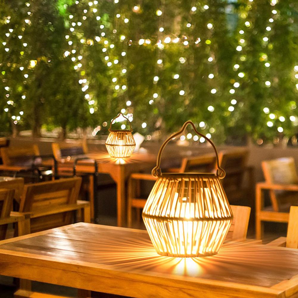 IP65 Waterproof Solar Rattan L - Lighting Table Decor review and price