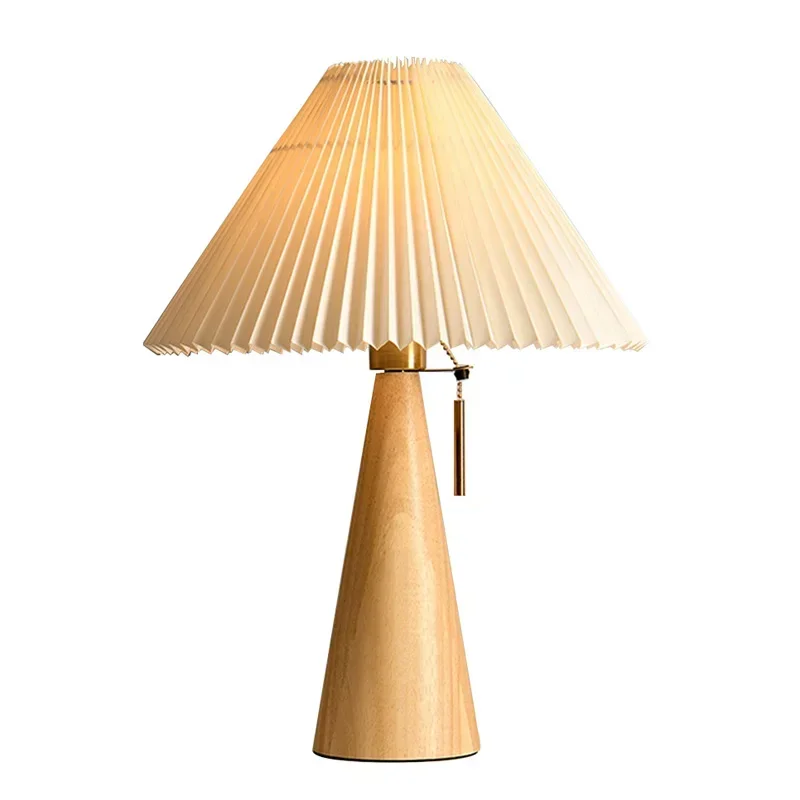 Retro Pleated Table Lamp Nordi - Lighting Table Decor review and price