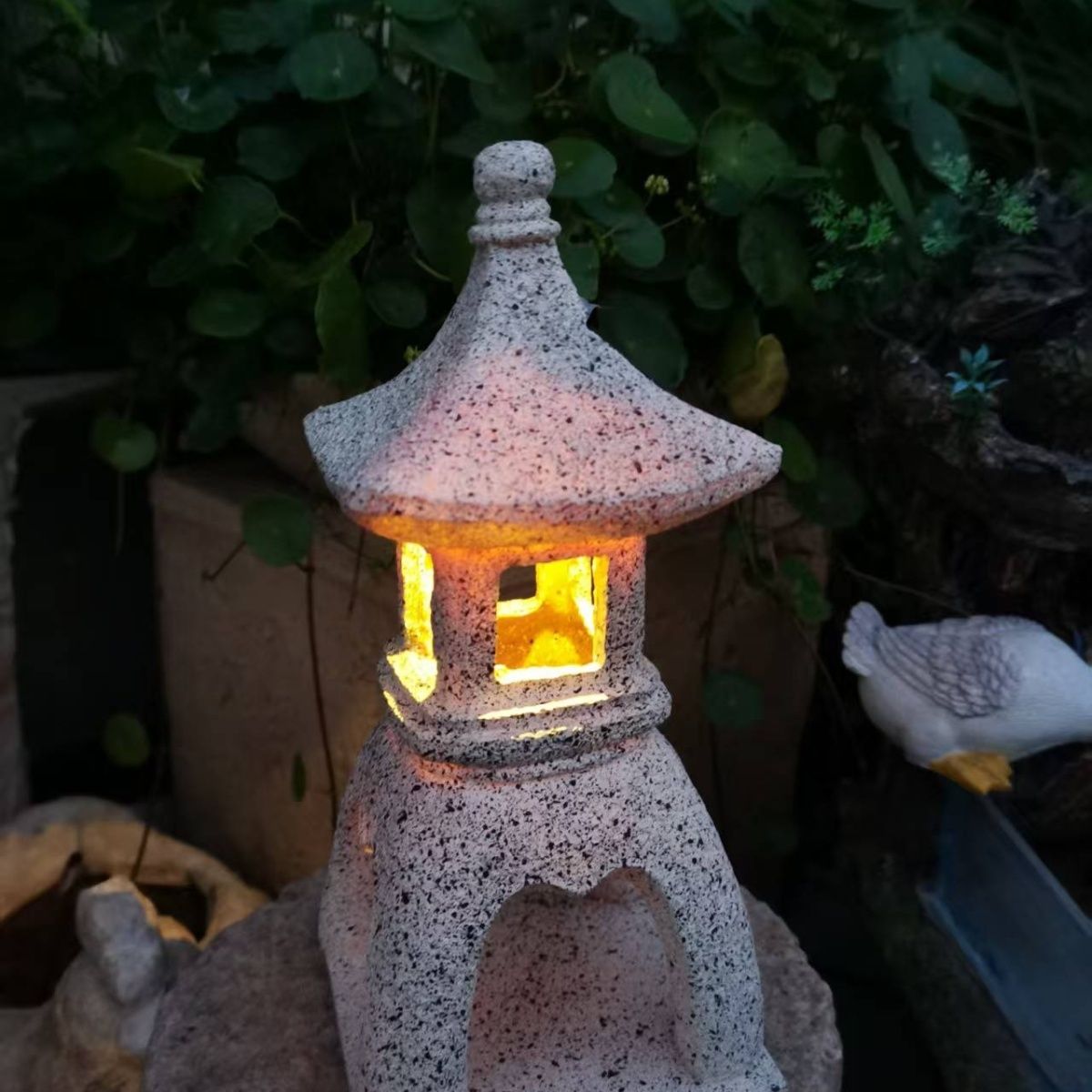 Pagoda Solar Decor Garden Ligh - Japanese Lighting Decor review and price