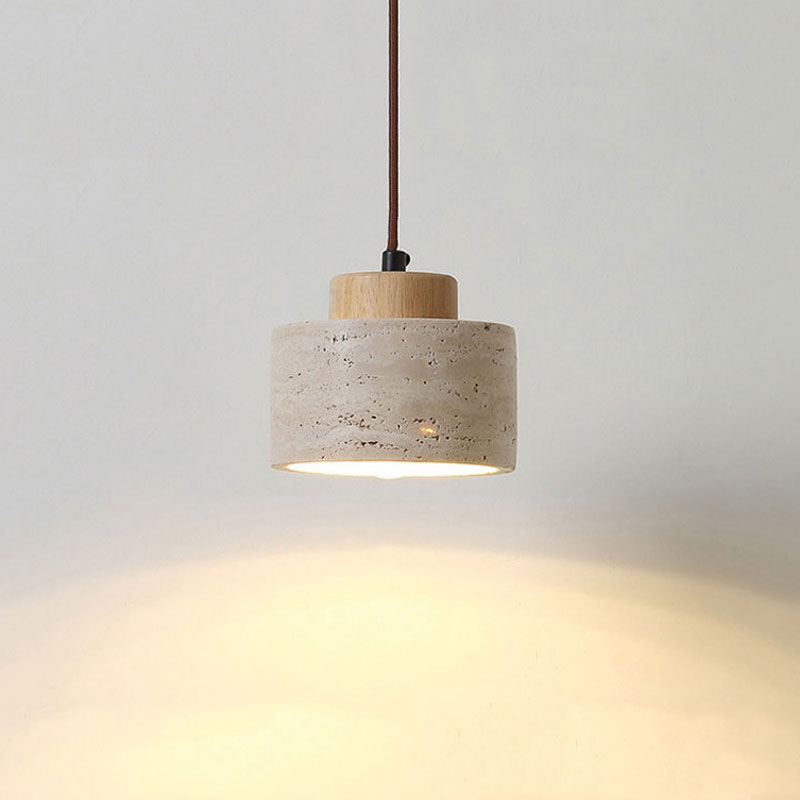 Natural Yellow Cave Stone Pend - Japanese Lighting Decor review and price