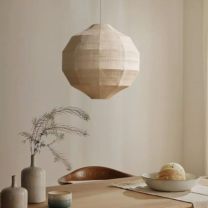 Japanese Wabi Sabi Fabric E27  - Japanese Lighting Decor review and price